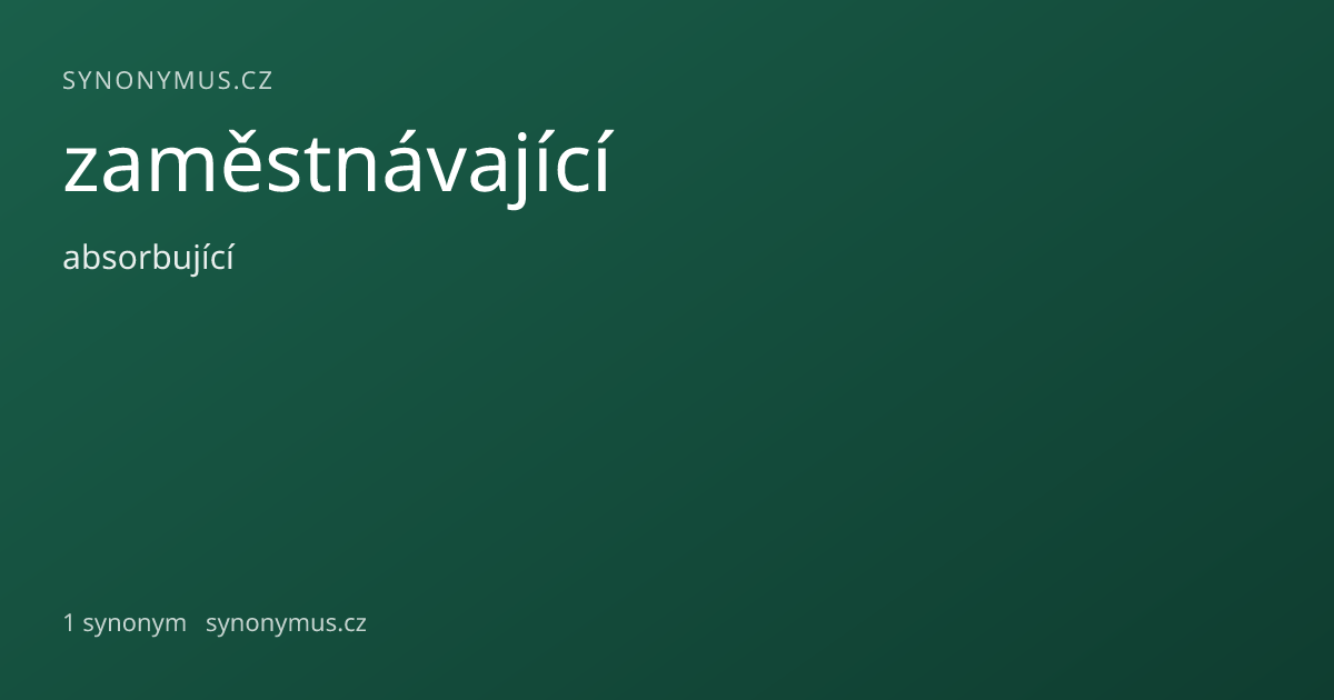 Náhled odkazu: zaměstnávající