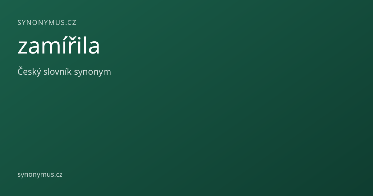 Náhled odkazu: zamířila