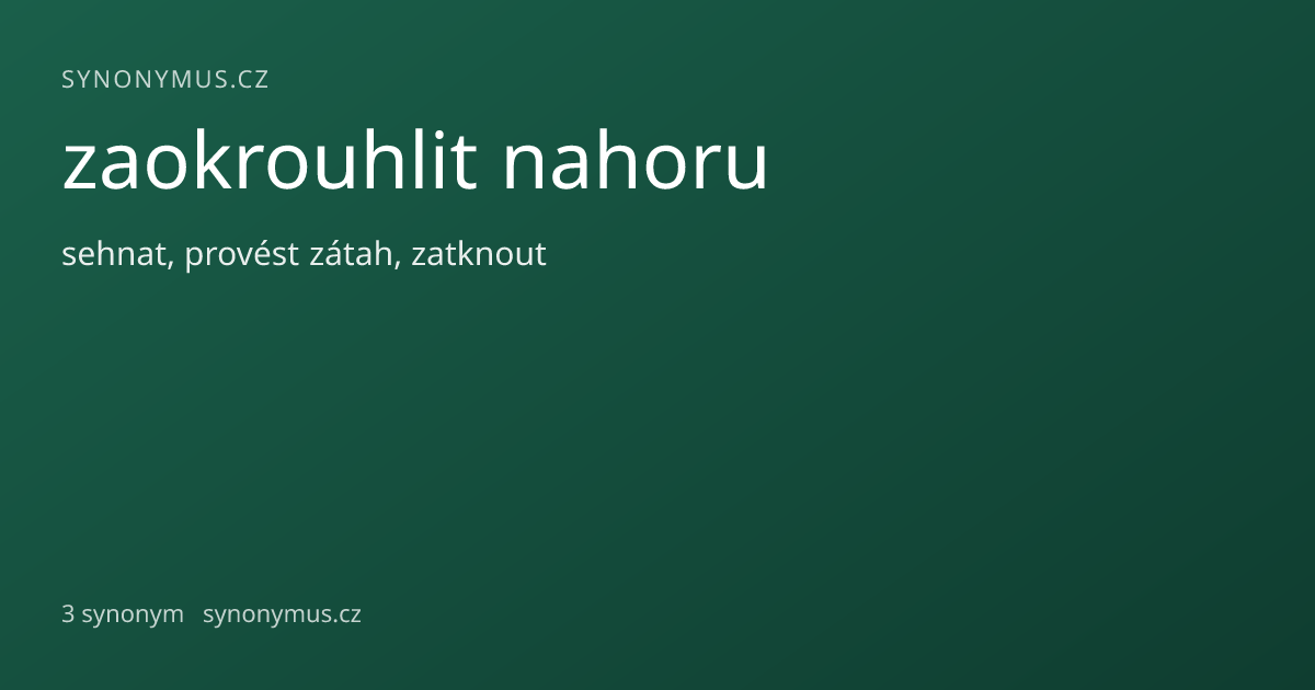 Náhled odkazu: zaokrouhlit nahoru