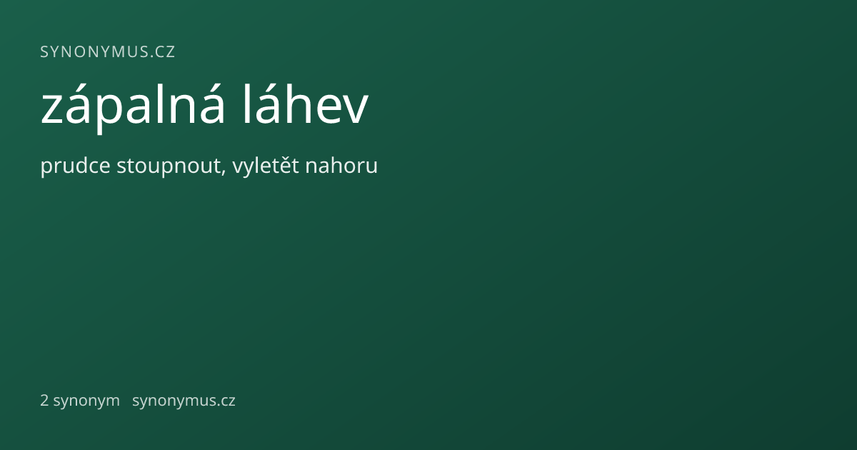 Náhled odkazu: zápalná láhev