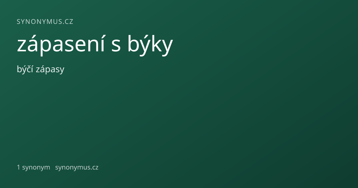 Náhled odkazu: zápasení s býky