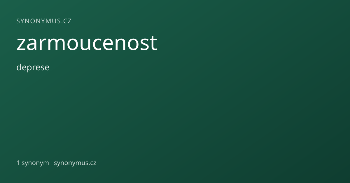 Náhled odkazu: zarmoucenost