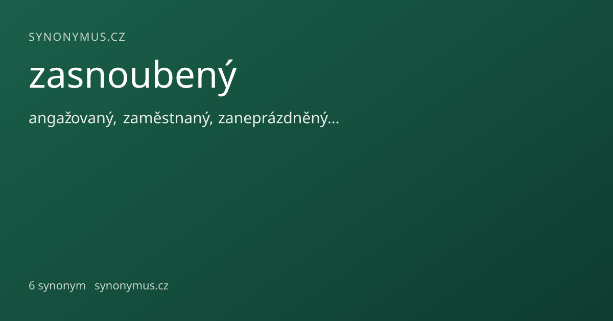 Náhled odkazu: zasnoubený