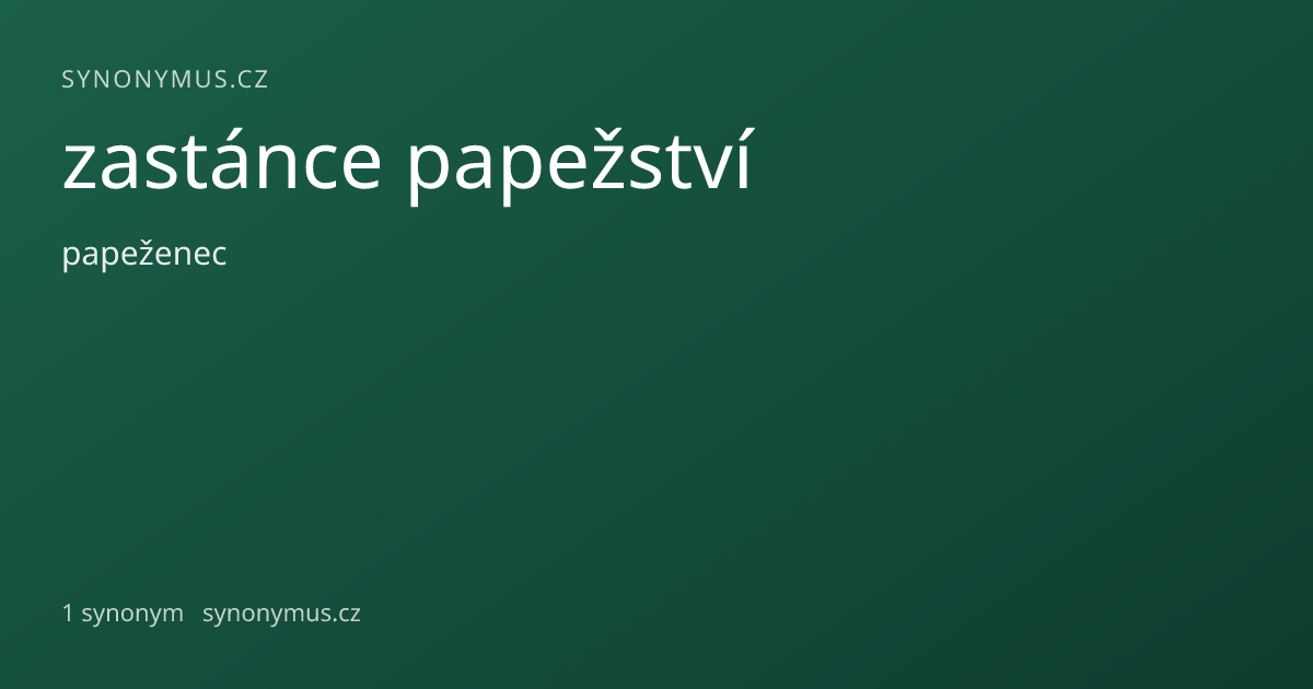 Náhled odkazu: zastánce papežství