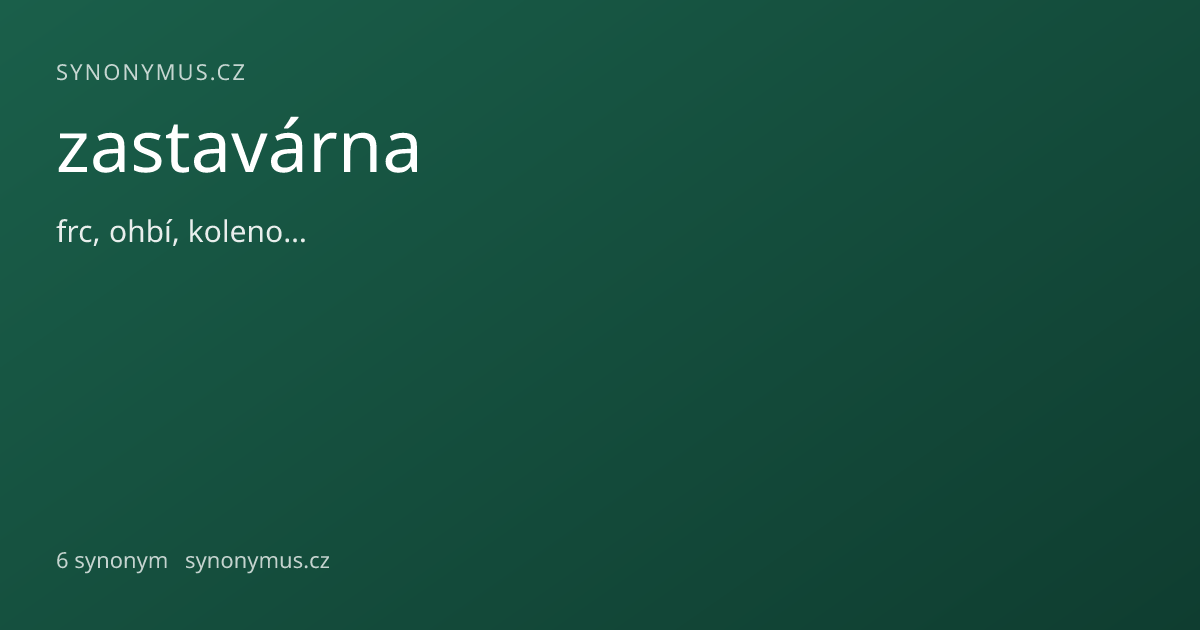 Náhled odkazu: zastavárna