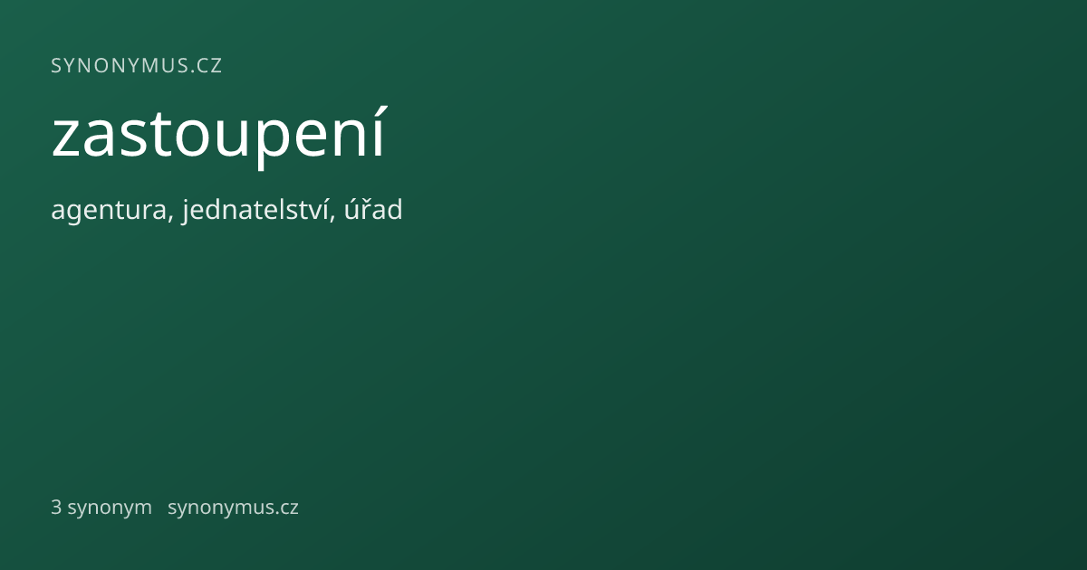 Náhled odkazu: zastoupení
