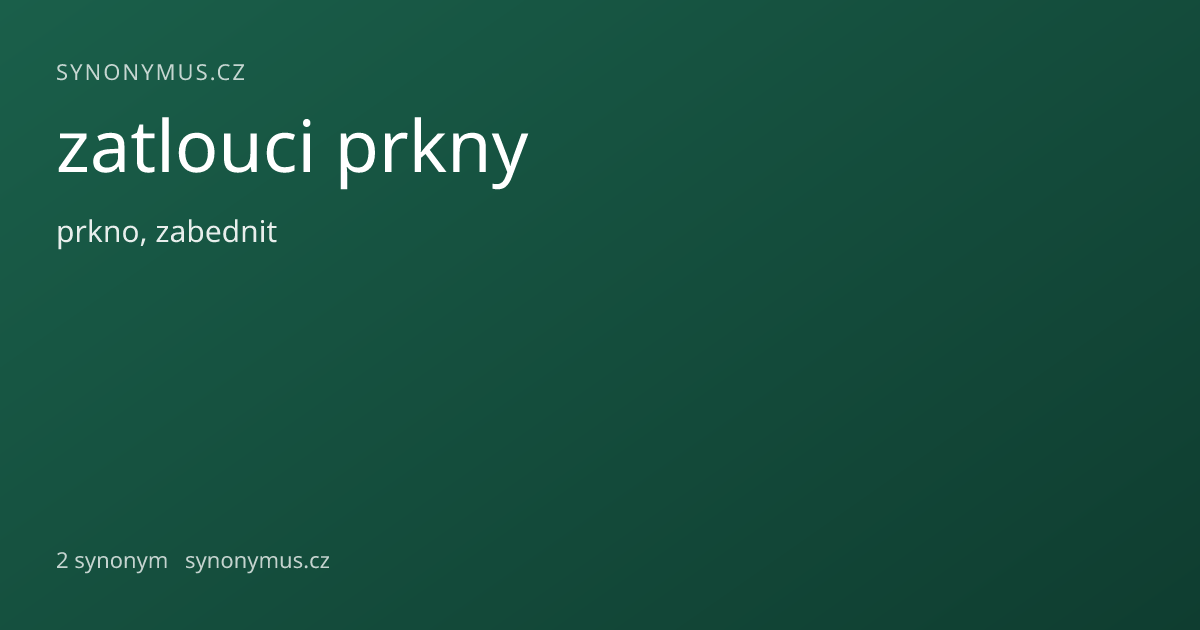 Náhled odkazu: zatlouci prkny