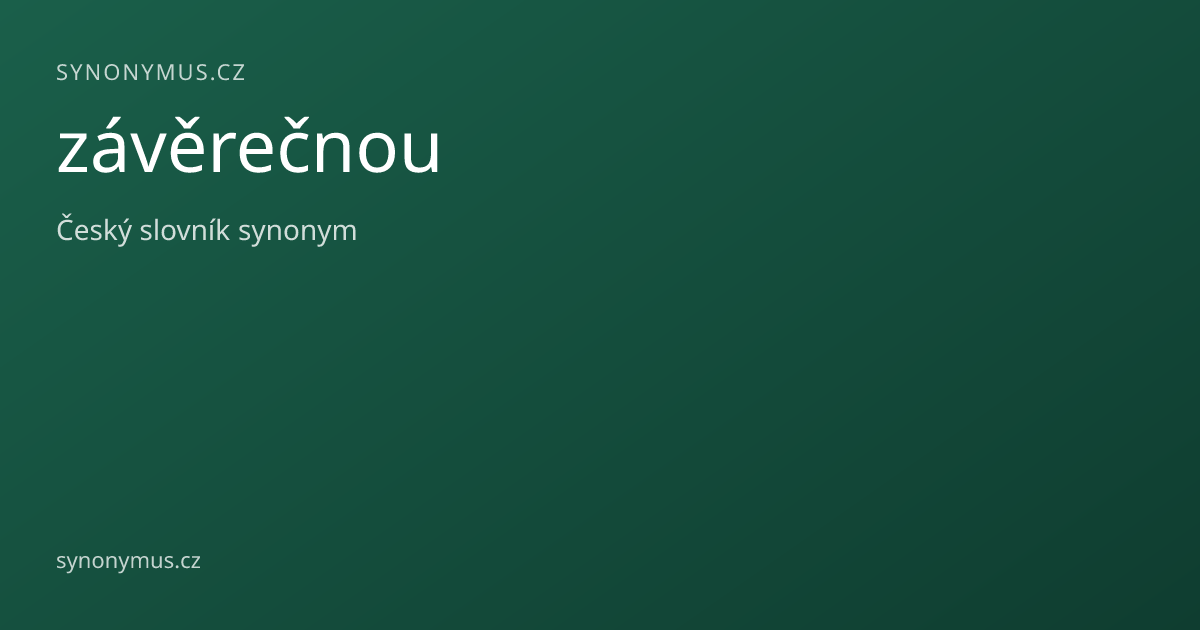 Náhled odkazu: závěrečnou