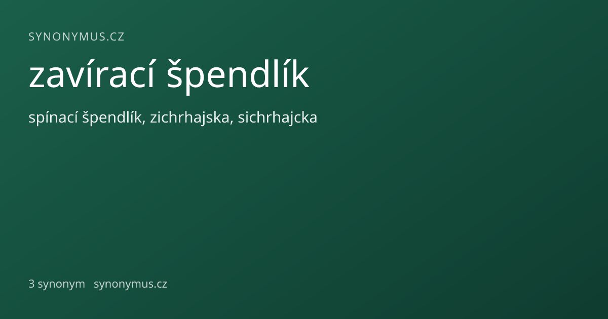Náhled odkazu: zavírací špendlík
