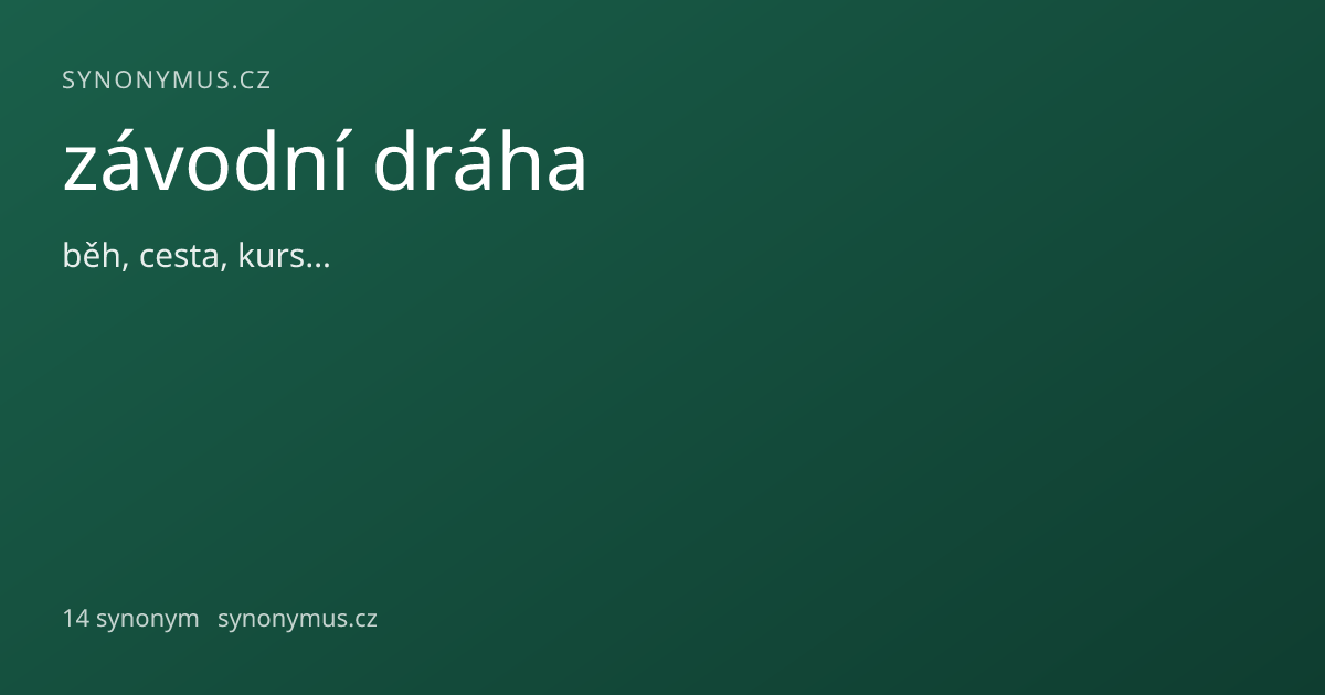 Náhled odkazu: závodní dráha