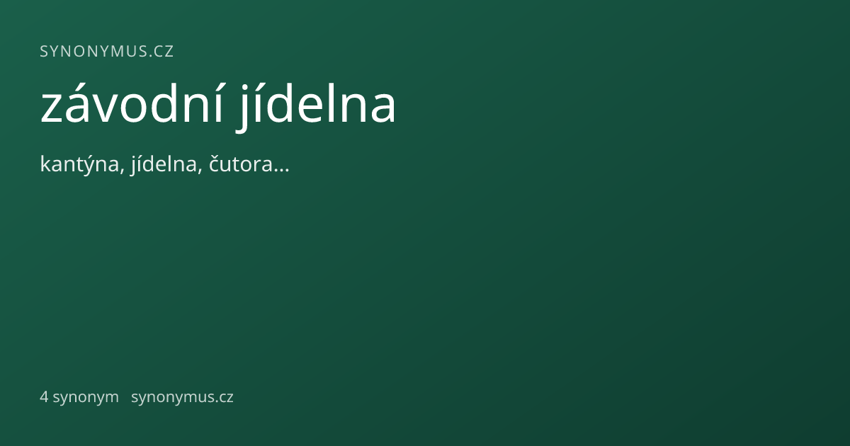 Náhled odkazu: závodní jídelna