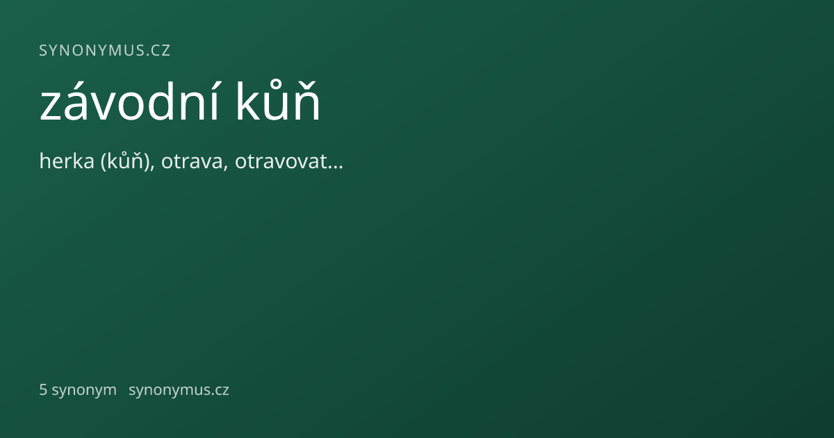 Náhled odkazu: závodní kůň