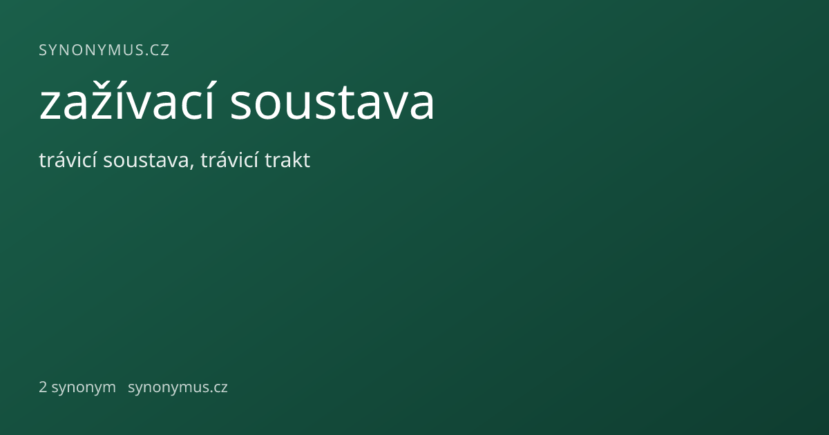 Náhled odkazu: zažívací soustava