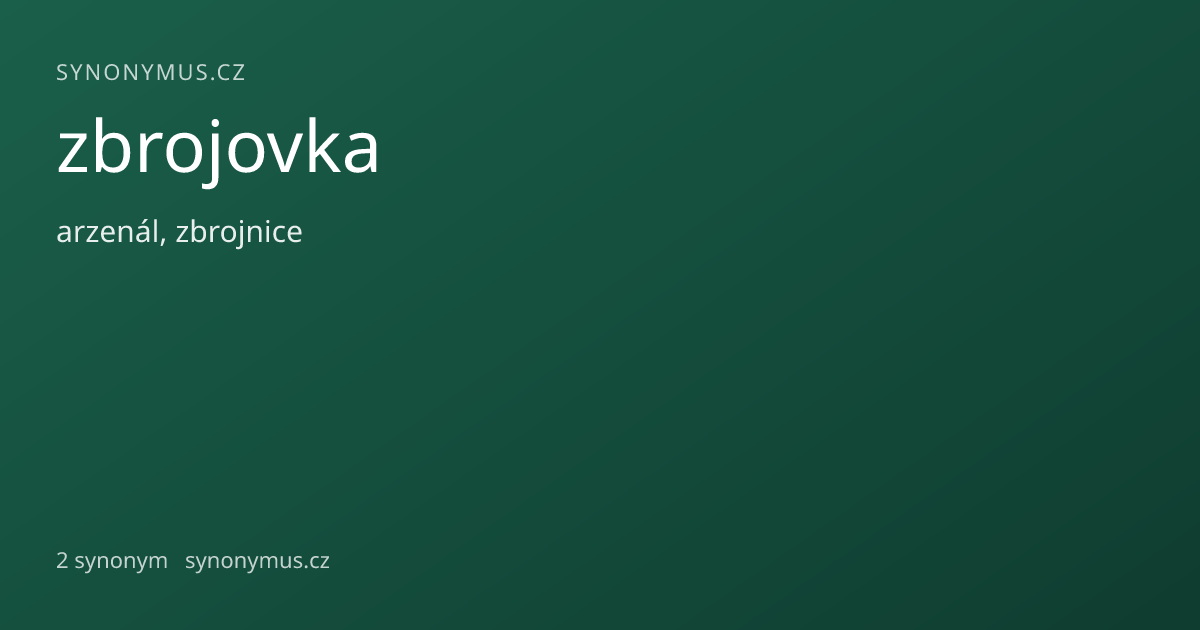 Náhled odkazu: zbrojovka
