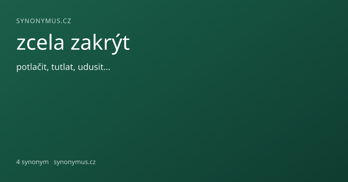 Náhled odkazu: zcela zakrýt