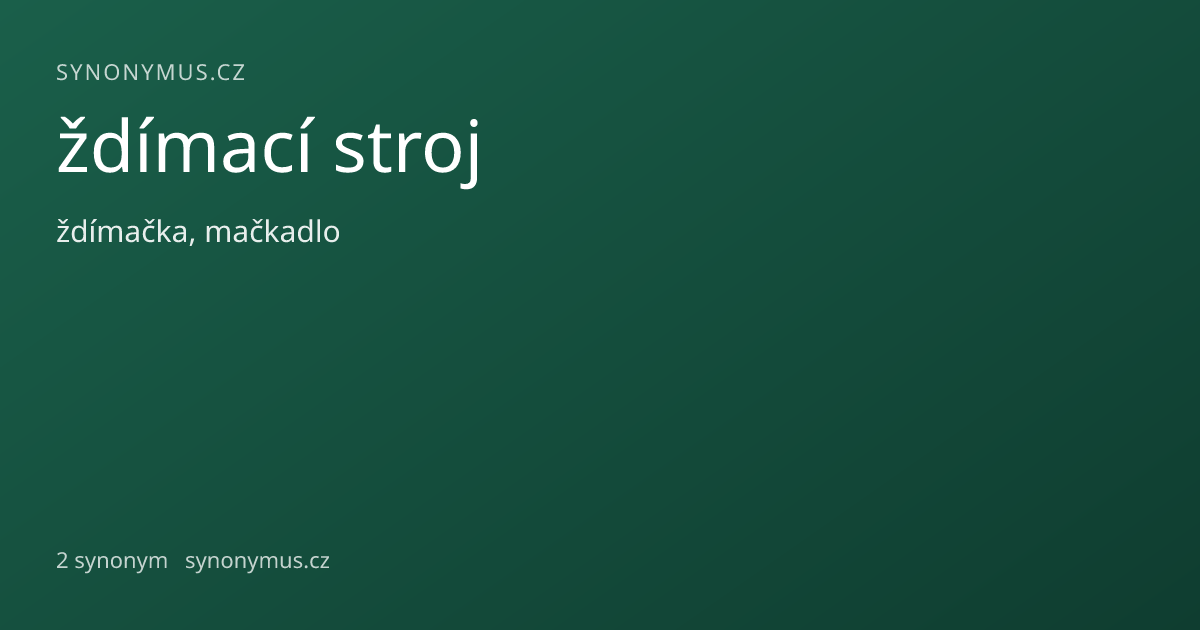 Náhled odkazu: ždímací stroj