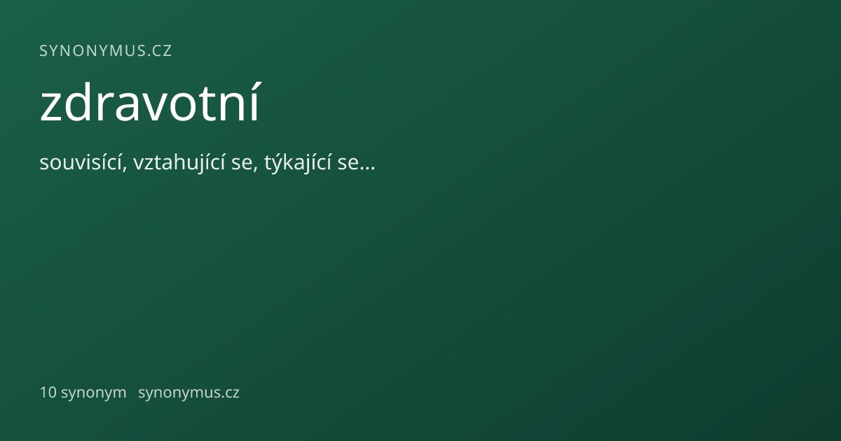 Náhled odkazu: zdravotní