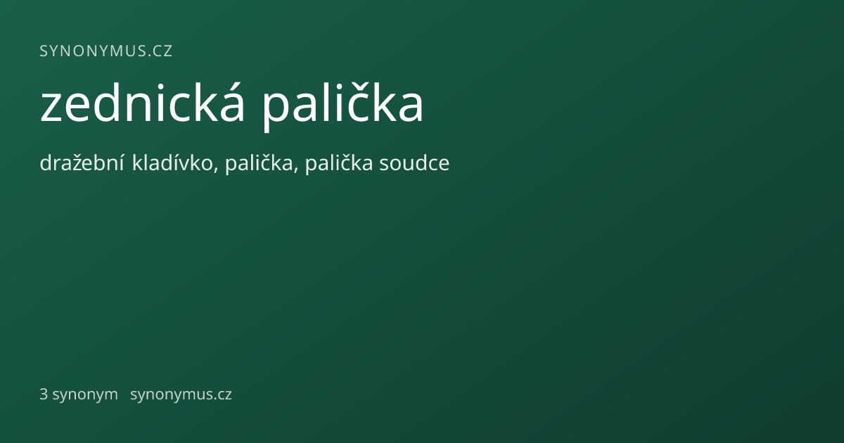 Náhled odkazu: zednická palička