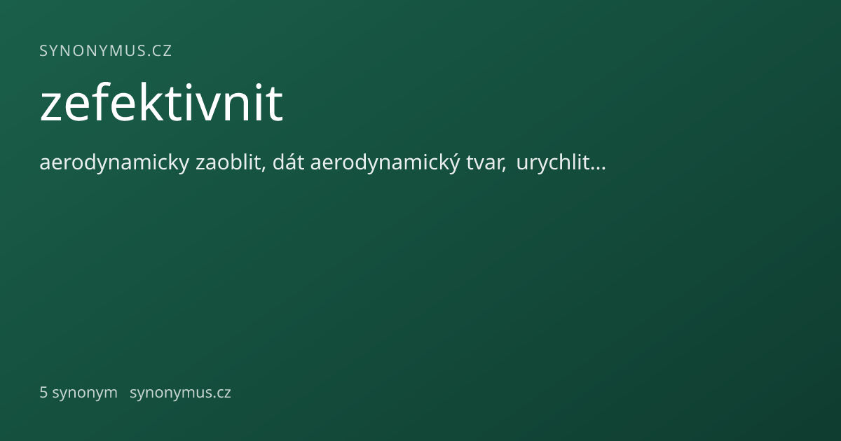 Náhled odkazu: zefektivnit
