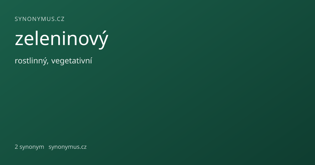Náhled odkazu: zeleninový