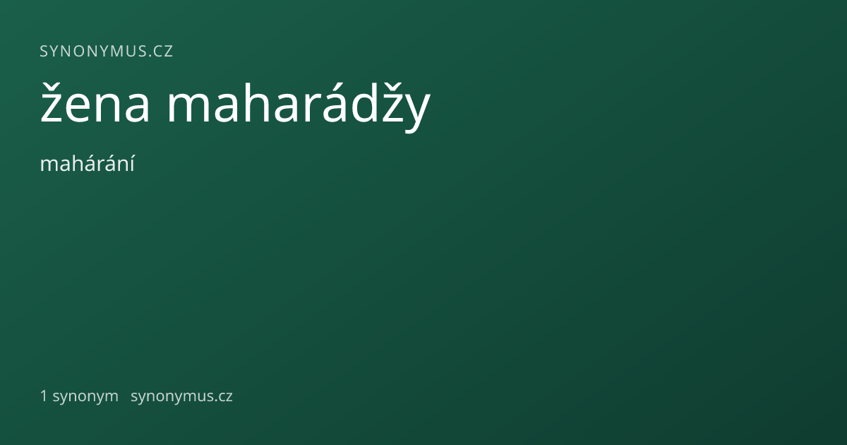 Náhled odkazu: žena maharádžy