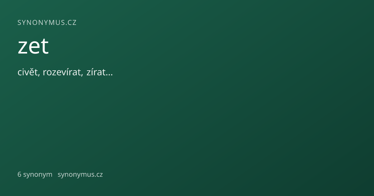 Náhled odkazu: zet