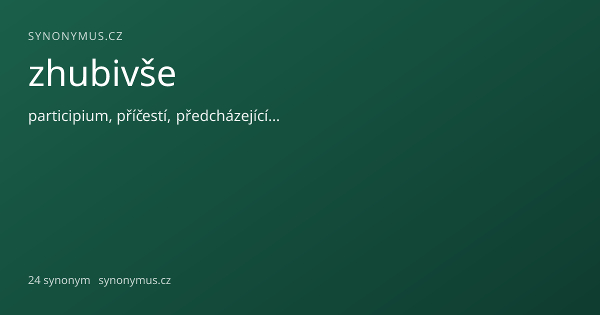 Náhled odkazu: zhubivše