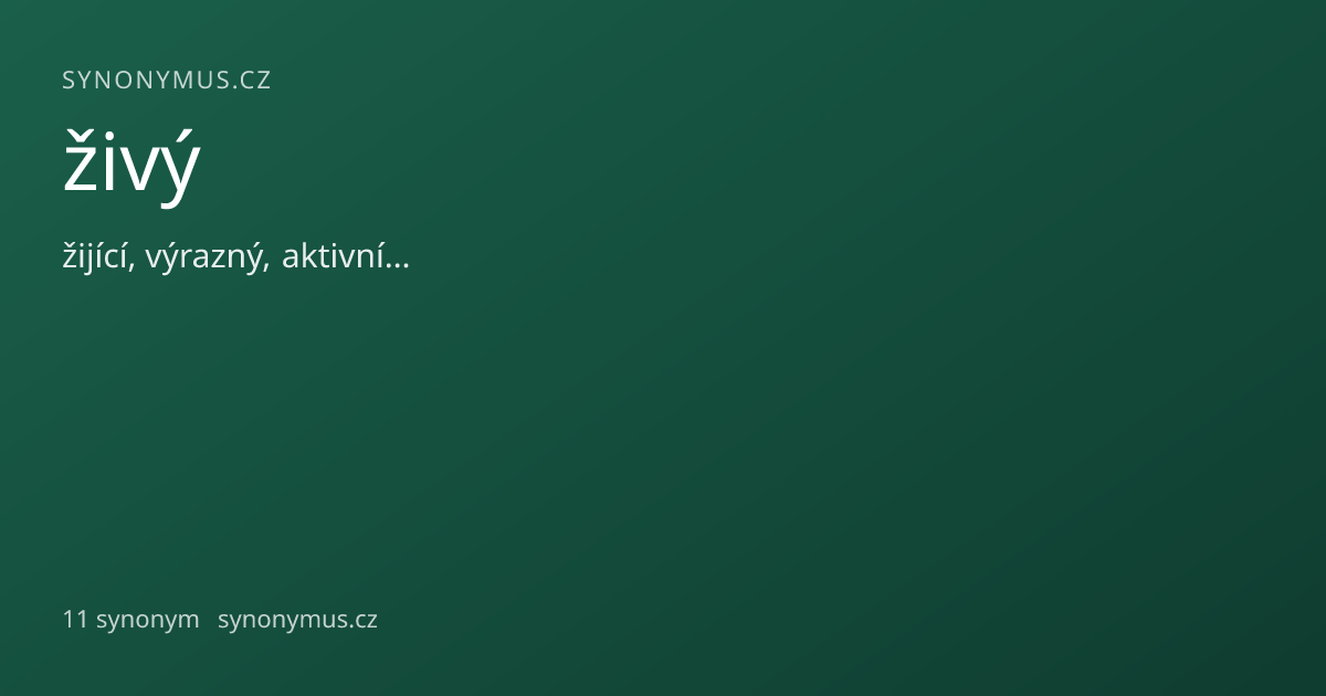 Náhled odkazu: živý