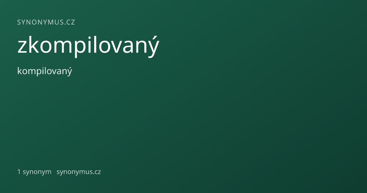 Náhled odkazu: zkompilovaný