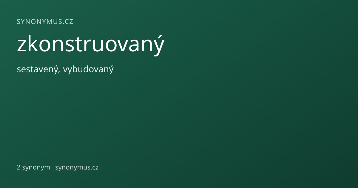 Náhled odkazu: zkonstruovaný