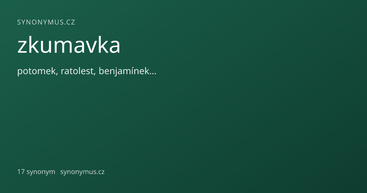 Náhled odkazu: zkumavka