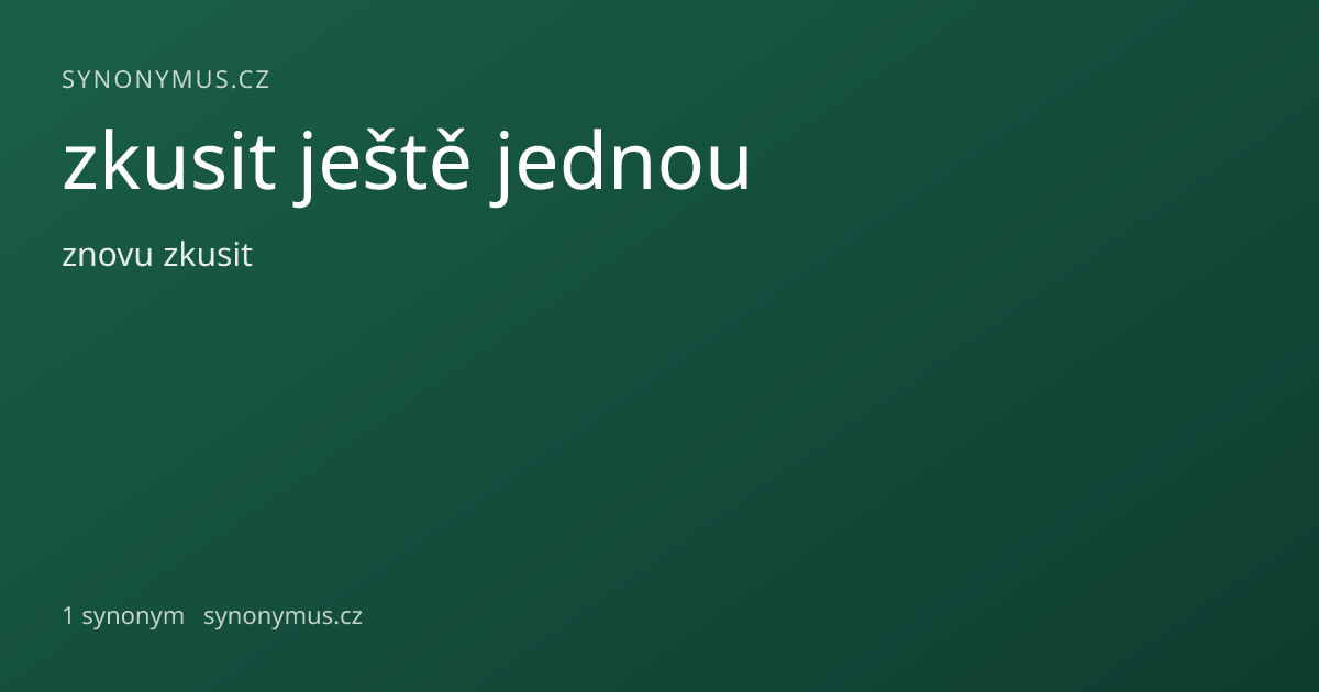 Náhled odkazu: zkusit ještě jednou