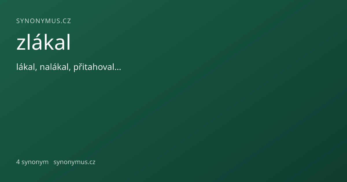 Náhled odkazu: zlákal
