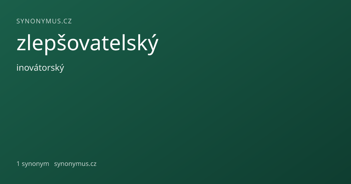 Náhled odkazu: zlepšovatelský