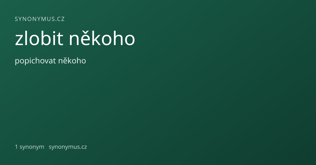 Náhled odkazu: zlobit někoho