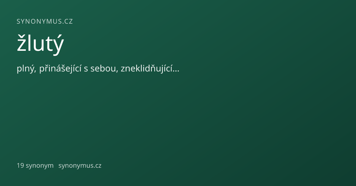 Náhled odkazu: žlutý