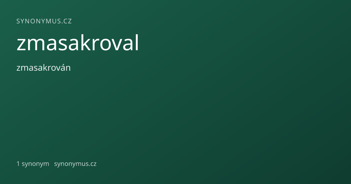 Náhled odkazu: zmasakroval
