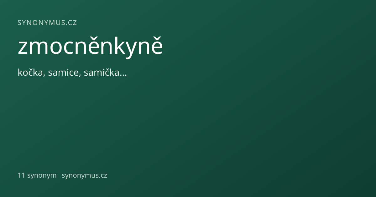 Náhled odkazu: zmocněnkyně