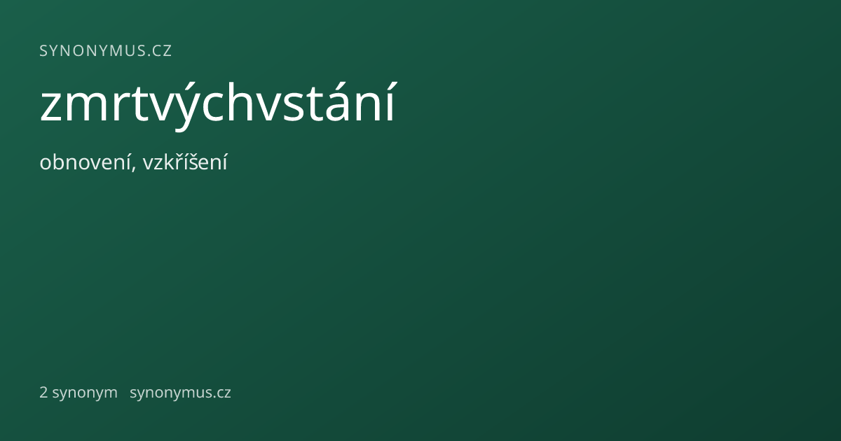 Náhled odkazu: zmrtvýchvstání