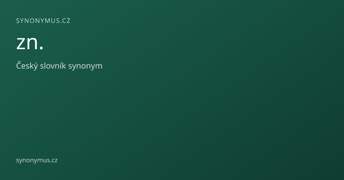 Náhled odkazu: zn.