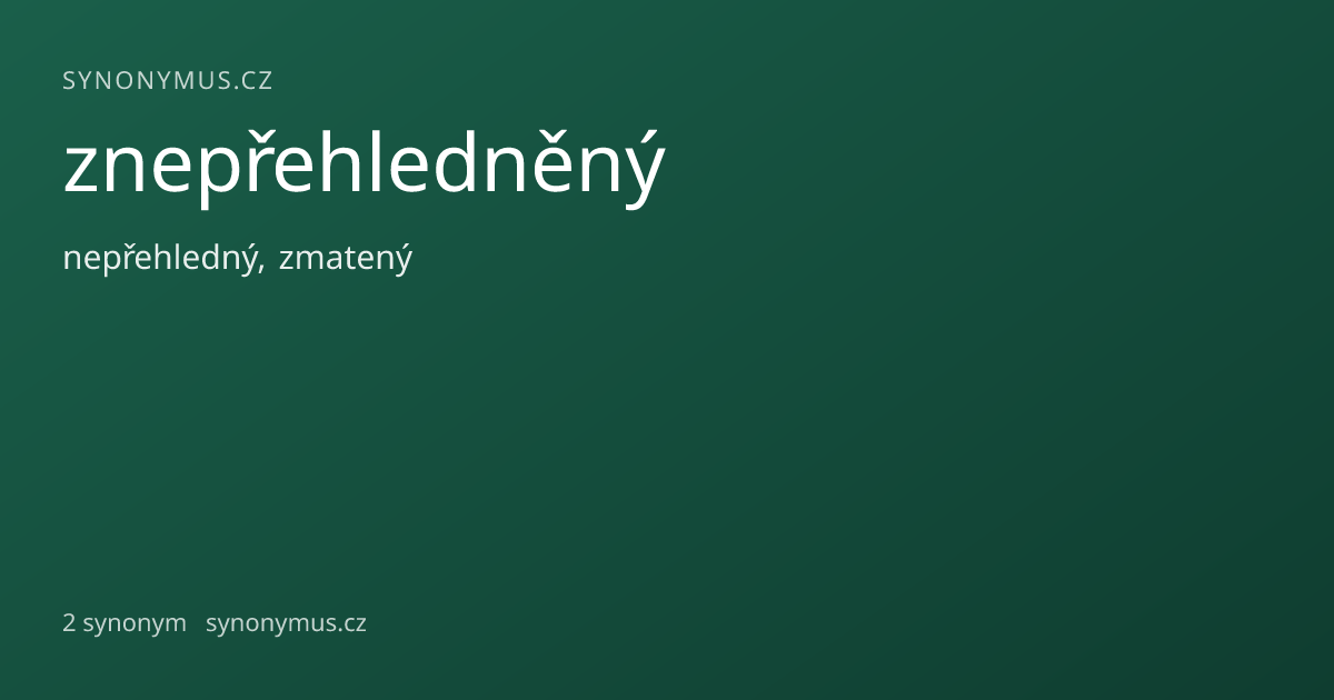 Náhled odkazu: znepřehledněný