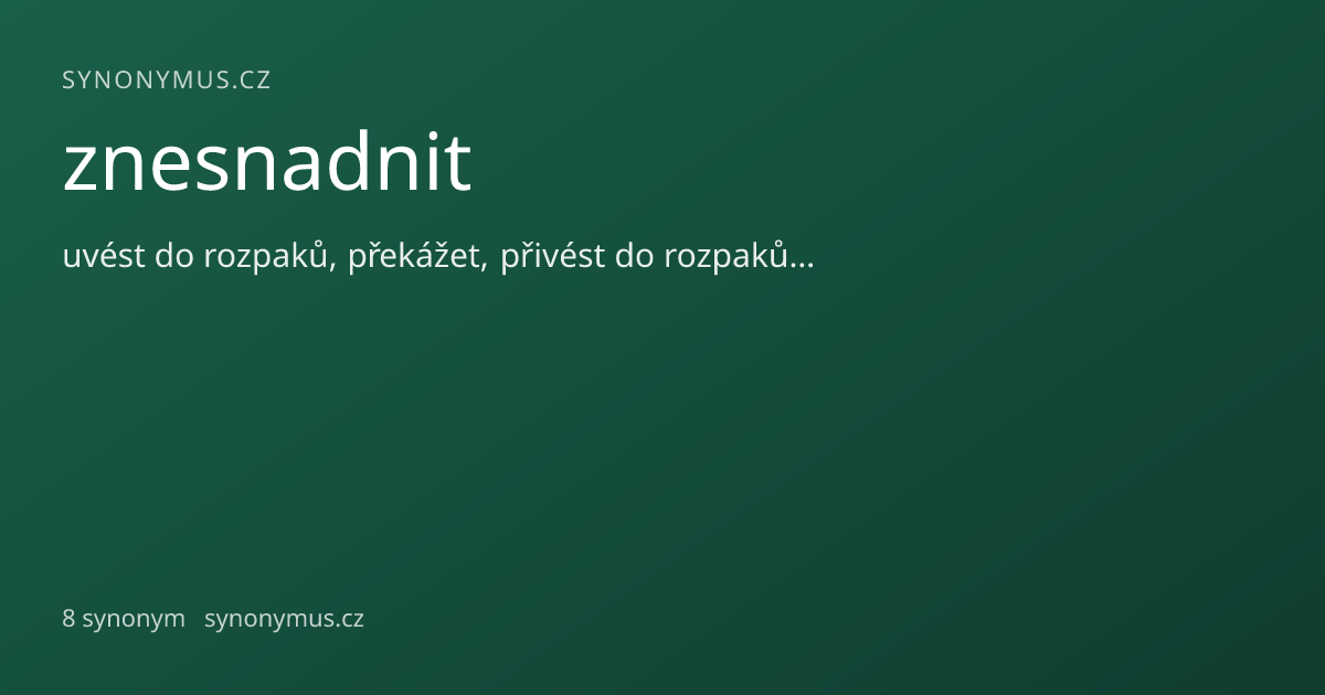 Náhled odkazu: znesnadnit