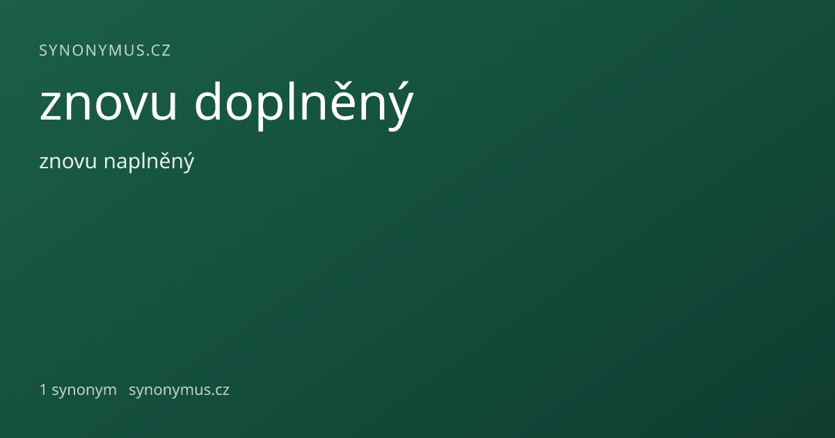 Náhled odkazu: znovu doplněný