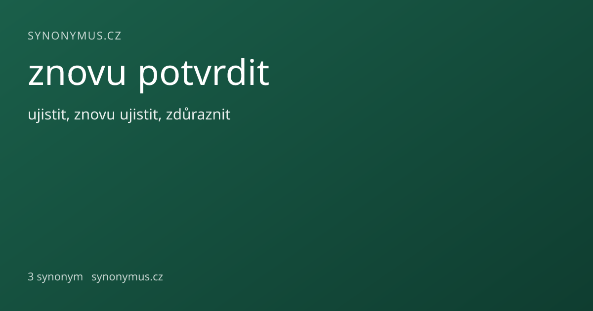Náhled odkazu: znovu potvrdit