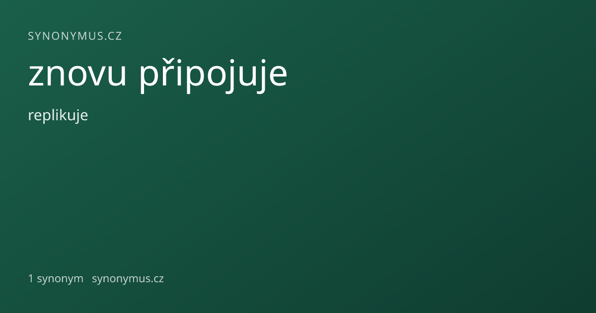 Náhled odkazu: znovu připojuje