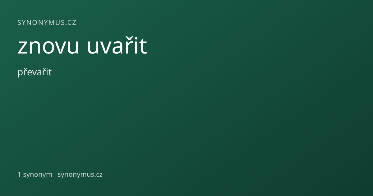 Náhled odkazu: znovu uvařit