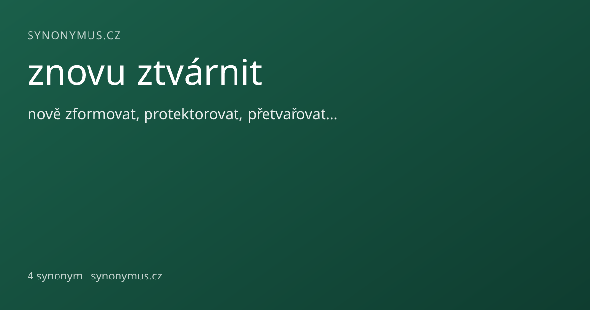Náhled odkazu: znovu ztvárnit
