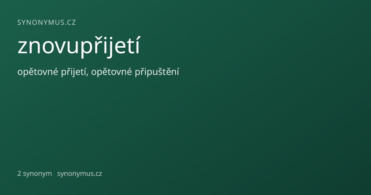 Náhled odkazu: znovupřijetí