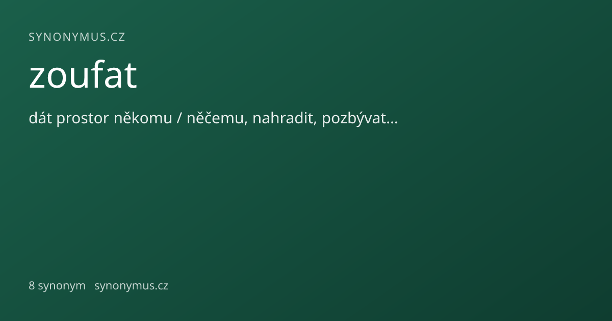 Náhled odkazu: zoufat