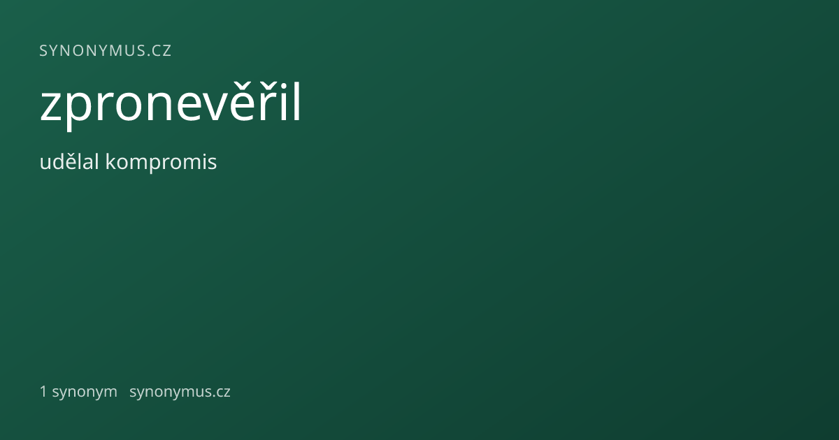Náhled odkazu: zpronevěřil